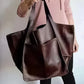 Frendorf | Chic & Nachhaltige Ledertasche mit Großer Kapazität - Elegante, Vielseitige Damenhandtasche