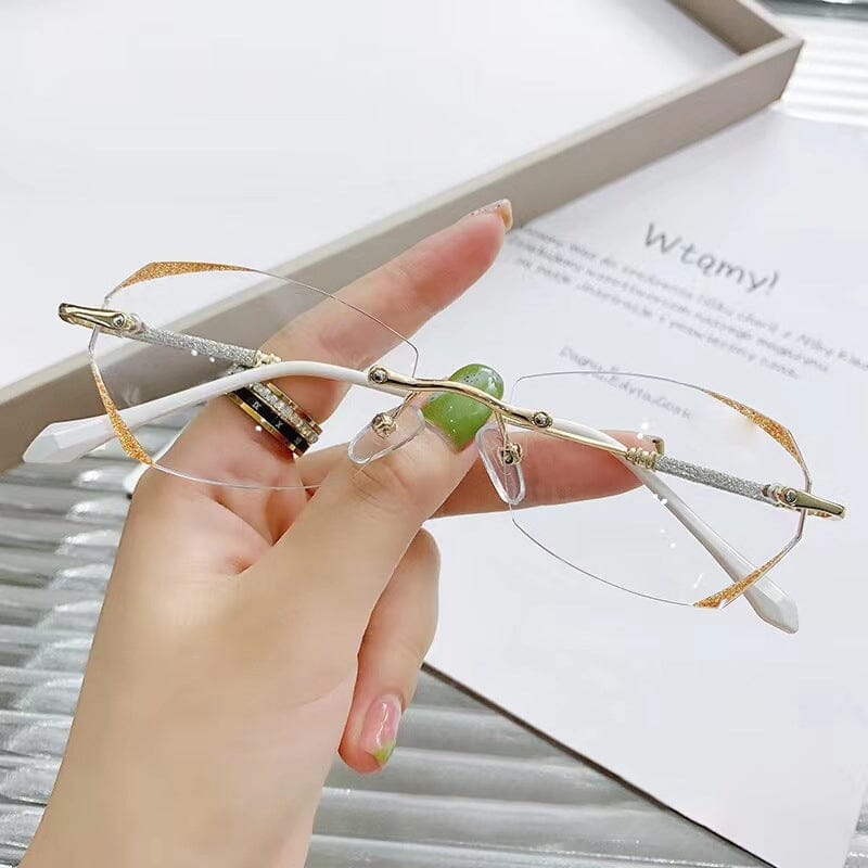 Frendorf | Modische randlose Anti-Blaulicht Lesebrille