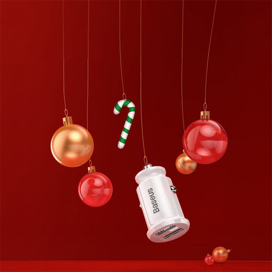 Frendorf | Autozubehör Weihnachtsgeschenkset, einschließlich Auto-Handyhalter, Auto-Ladeadapter, 3-in-1-Ladekabel & Lufterfrischer