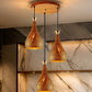 Frendorf | LumaSwirl Trio Pendelleuchte | Modernes Design | LED Hängelampe | Stimmungsvolle Beleuchtung
