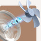 Frendorf | BreezeMate Mini-USB Ventilator | Tragbar & Wiederaufladbar | Verstellbar | Wand- & Desktopnutzung
