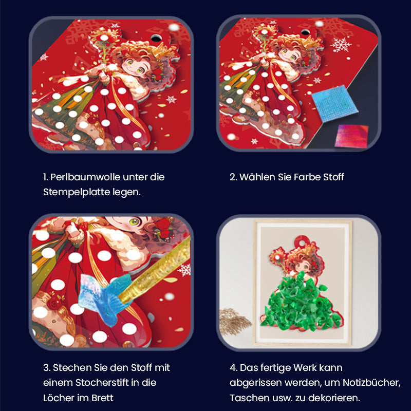 Frendorf | 24 themenbezogene Weihnachtsbaum-DIY-Ornamente