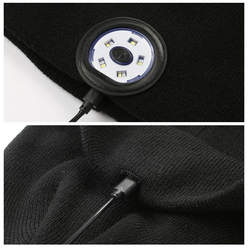 Frendorf | Bluetooth-Mütze mit LED-Scheinwerfer