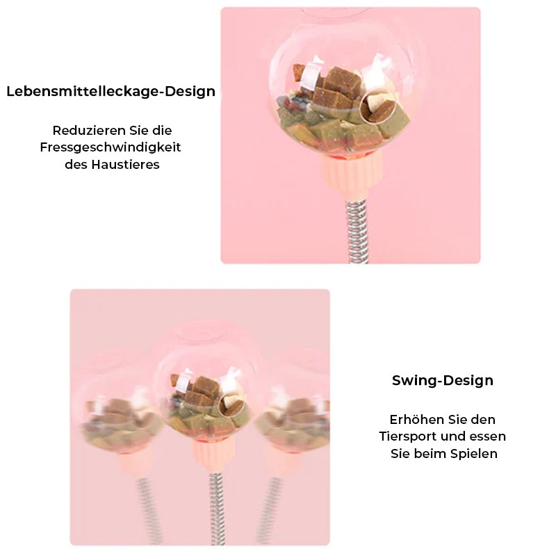 Frendorf | Auslaufender Leckerbissen-Ball Haustier-Futterautomat Spielzeug