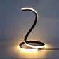 Moderne kreative Schlange Form LED Touch Dimm Tischlampe