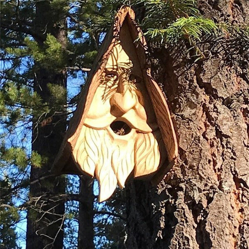 Glücklicher Geist handgefertigter Vogelbaum