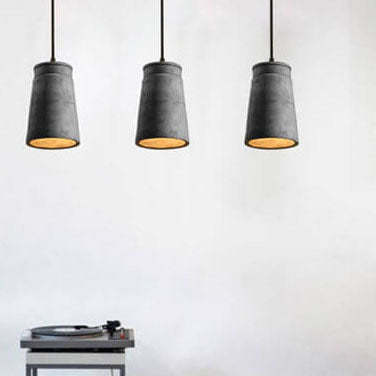 Frendorf | Cemantica Geometrische Pendelleuchte | Industrial Design | Betonoptik | Minimalistische Beleuchtung
