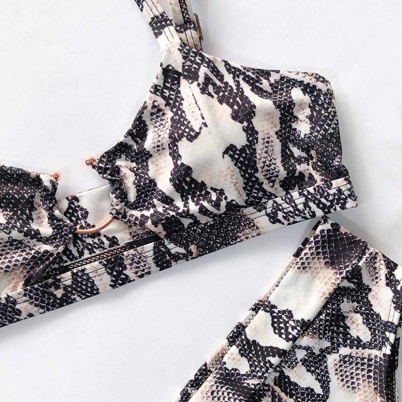 Frendorf | 2020 Neue sexy einfarbige Badebekleidung Push-Up Bikini