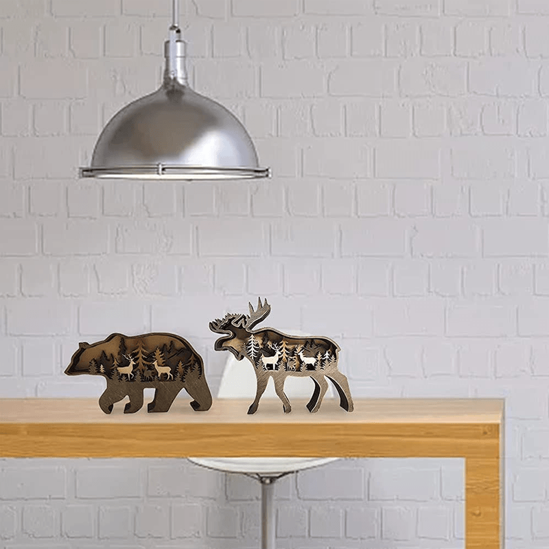 Frendorf | 3D Kreative Holz Tier Schnitzerei Handwerk Geschenk