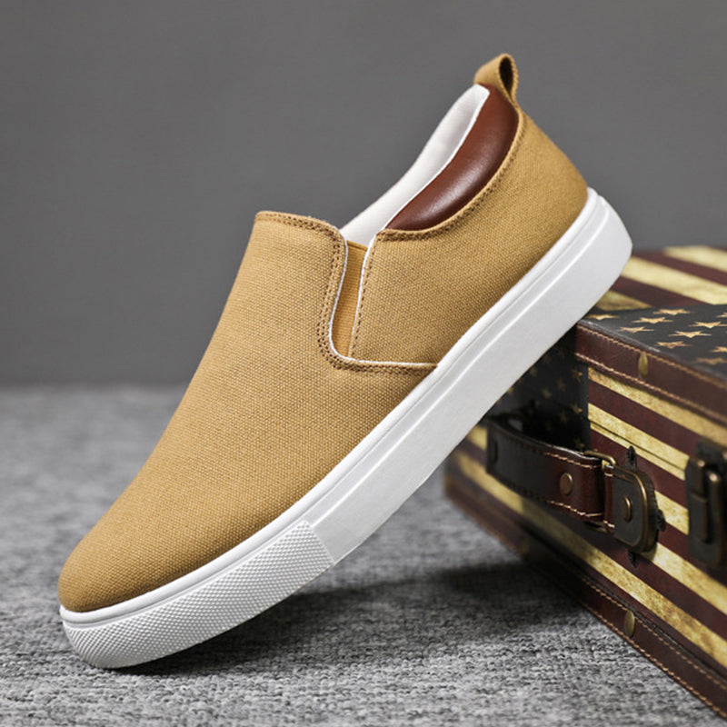 Slip-On-Schuhe aus Segeltuch für Herren