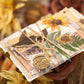 Getrocknete Blumen Aufkleber Set