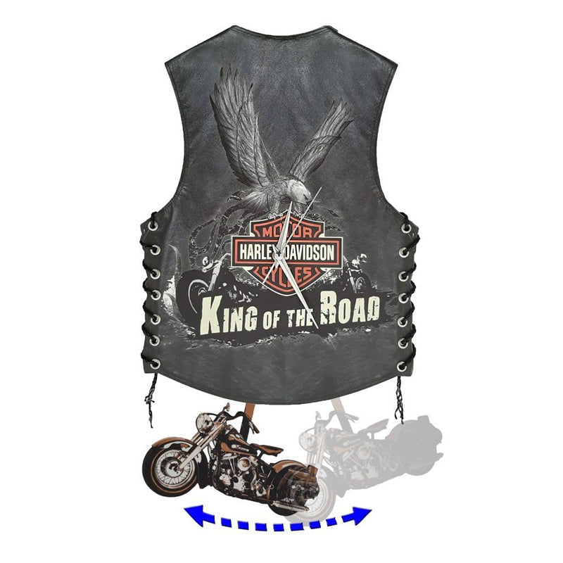 Frendorf | Motorrad Wanduhr, Harley Weste Hängeh Uhr