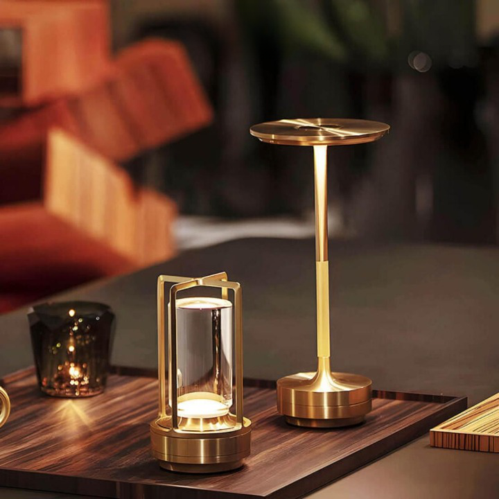 Luxus & Elegant Drahtlose Tischlampe | AuraLux