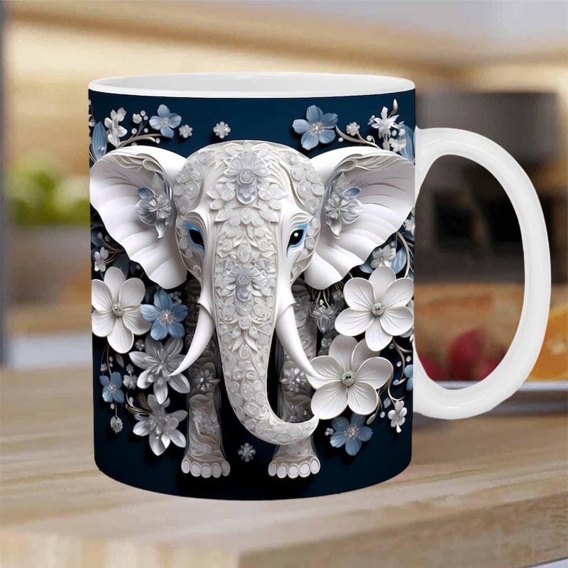 Frendorf | Elefantenmuster Tasse
