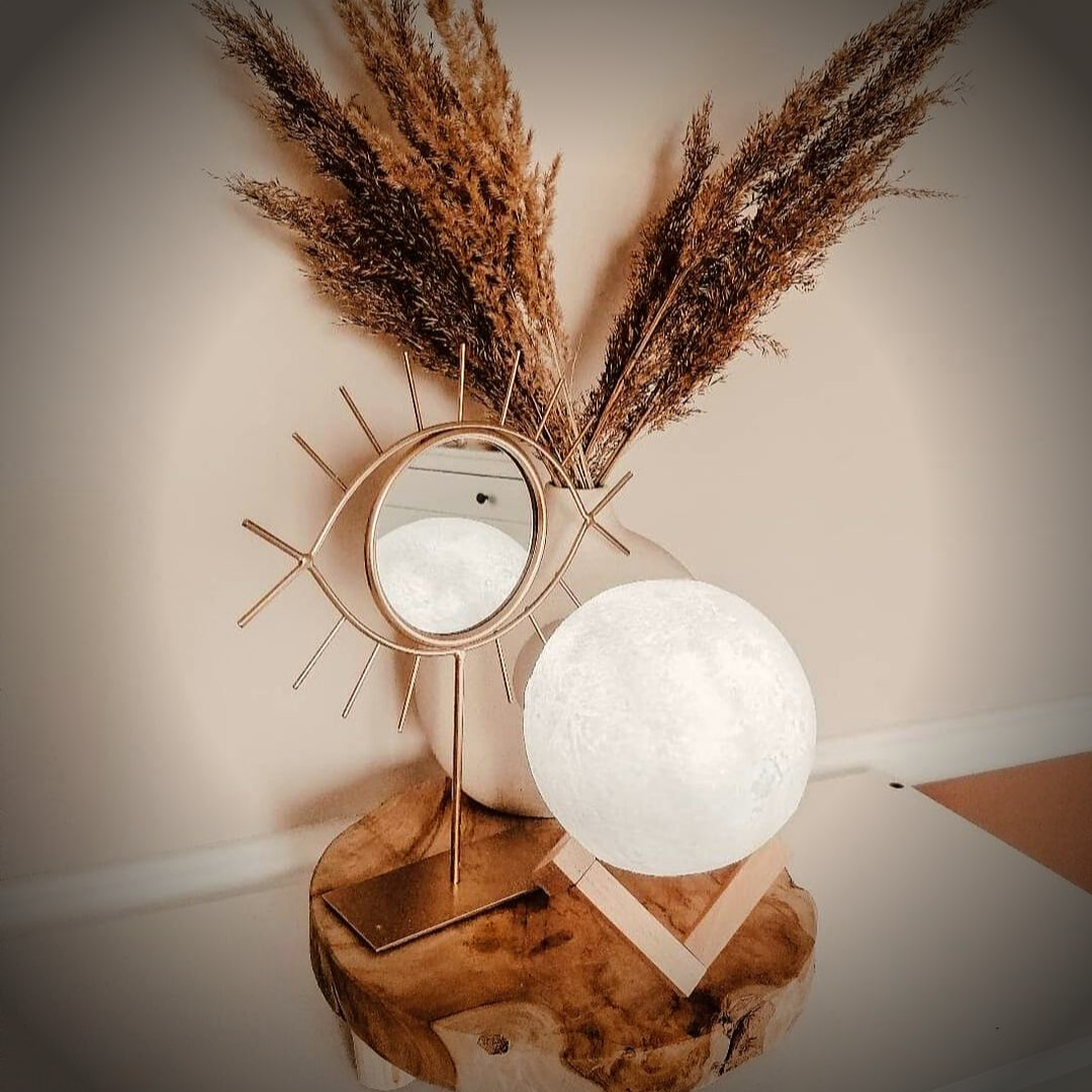 Maanlampe - Lunar - Aufladbar - Touch-Bedienung