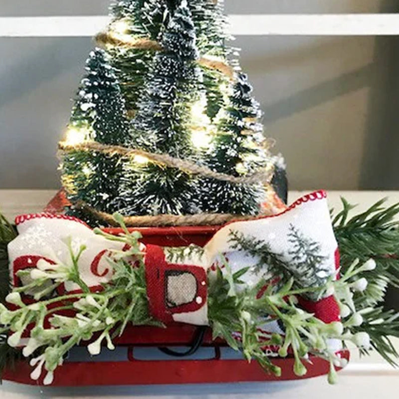 Frendorf | Roter Bauernhof-LKW Weihnachten Dekorationen