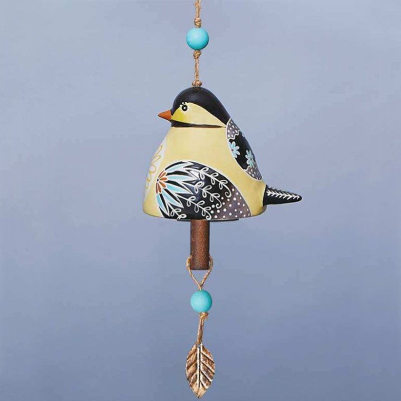 Frendorf | Keramische Vogel Windspiel Liedglocke Garten Hof Hausdekoration
