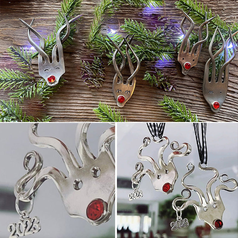 Frendorf | Lustiges Gabel-Rentier Ornament