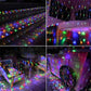Frendorf | SolarNet Glow Outdoor LED Lichterkette | Fischnetz Design | Solarbetrieben | Stimmungsvolles Licht für Garten und Balkon