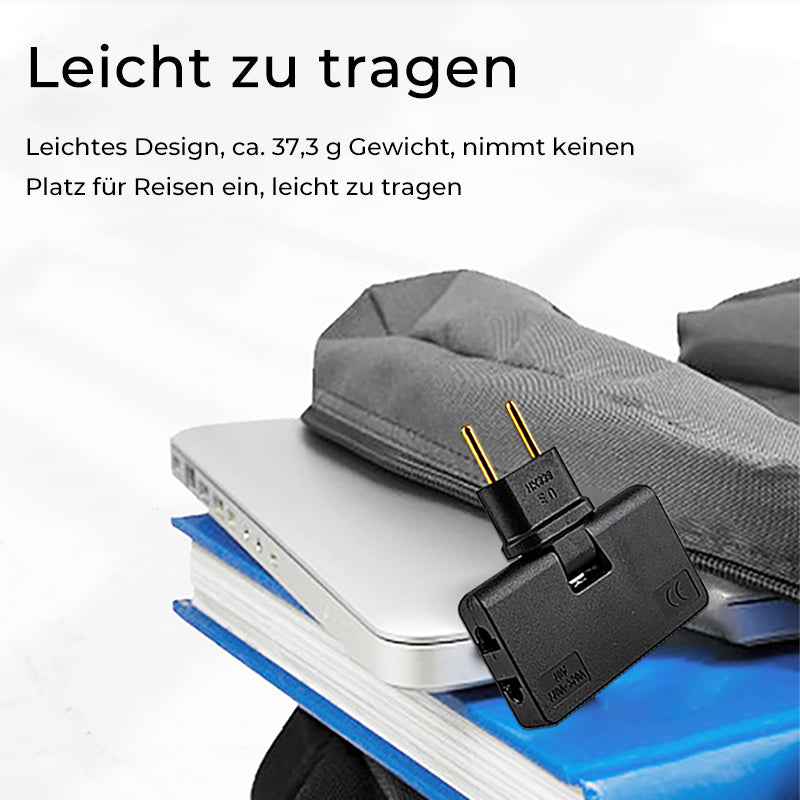 Frendorf | 3 in 1 drehbarer Steckdosenkonverter