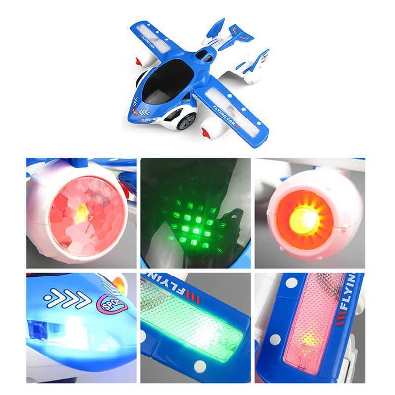 Frendorf | Automatische Drehung Musik Flugzeugspielzeug