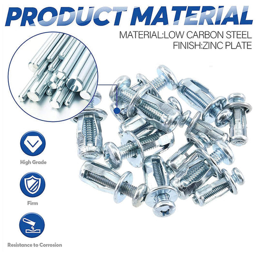 Frendorf | Jack Nuts Car Metall Erweiterungsschrauben Petal Nuts mit Hohwand