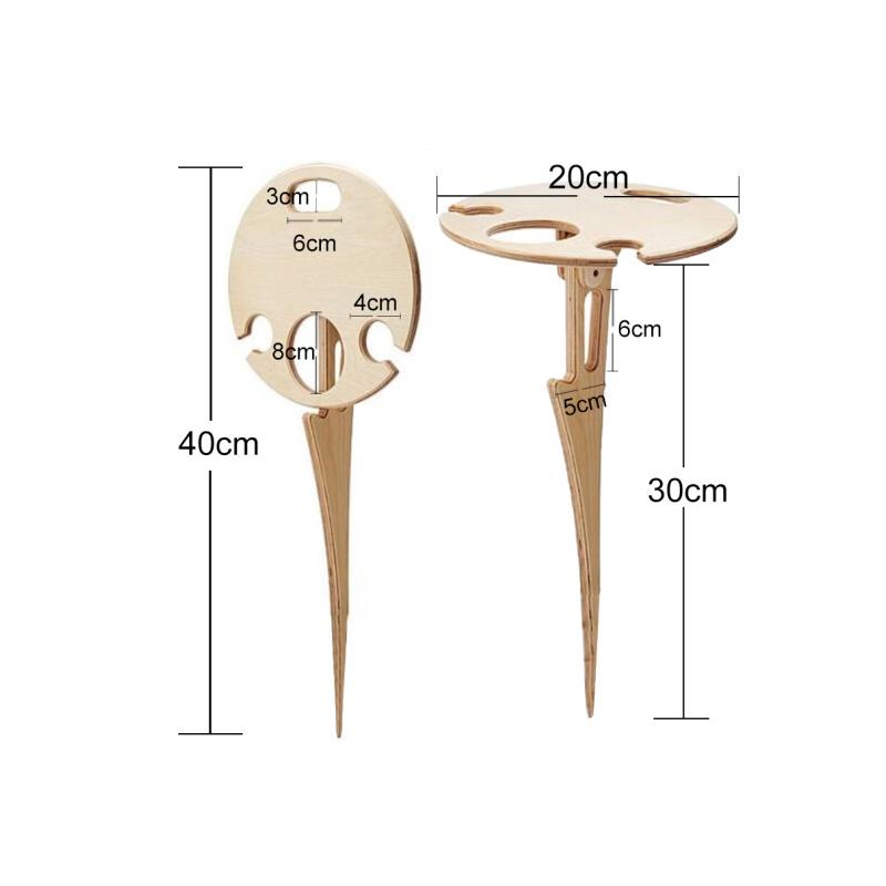 Outdoor tragbares do-it-yourself-Weinregal