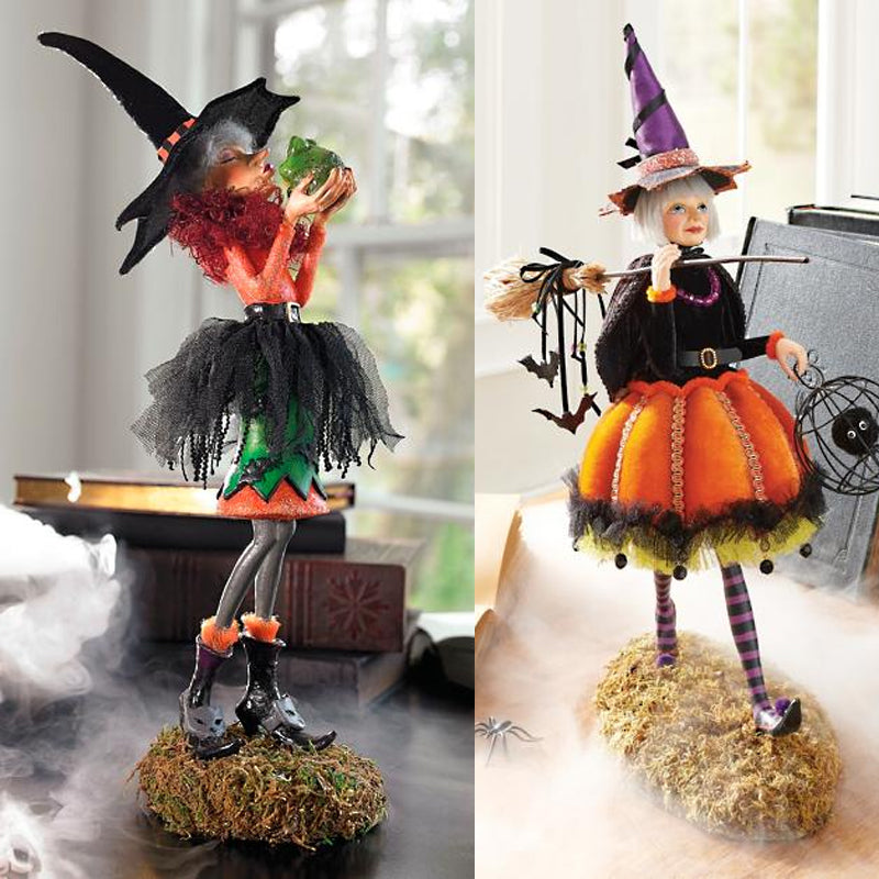 Halloween Hexen-Harz-Ornament