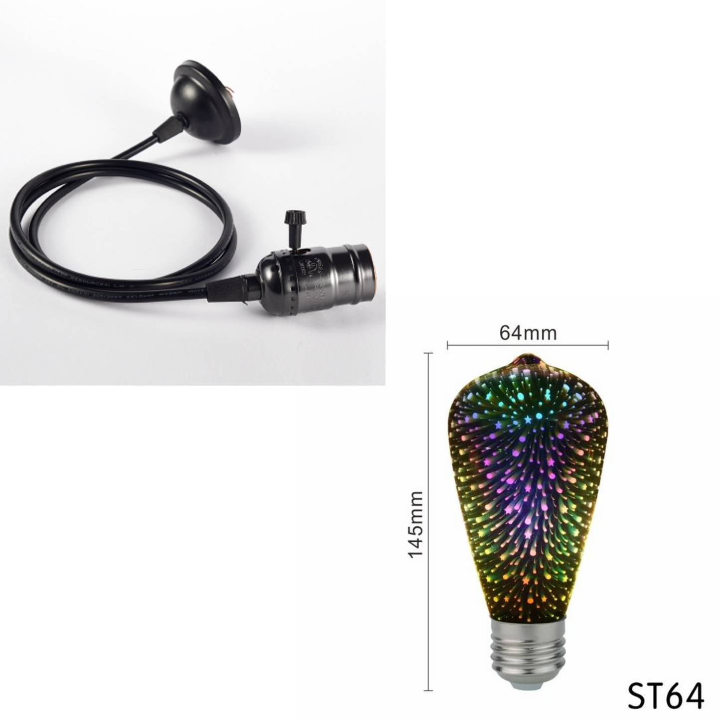 3D LED Feuerwerksbirne