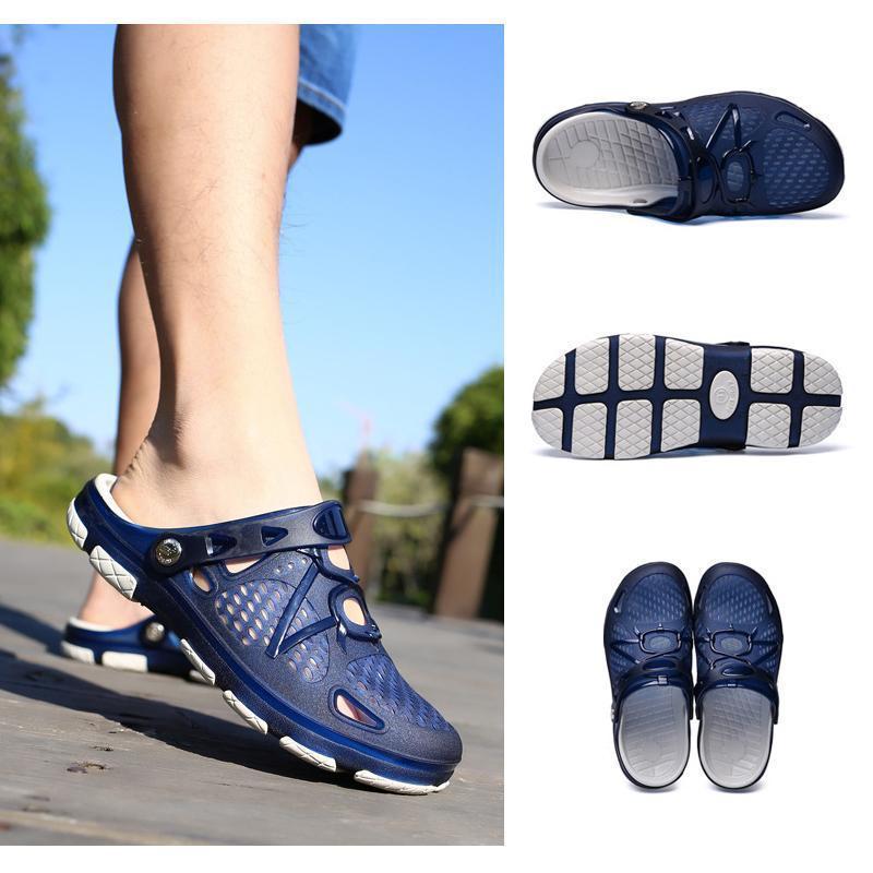 Frendorf | Herren Strandsandalen Atmungsaktiv Mesh Strand Pantoffel