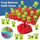 Frendorf | Balance Brettspiel | Montessori Lernspielzeug | Buntes Froschdesign