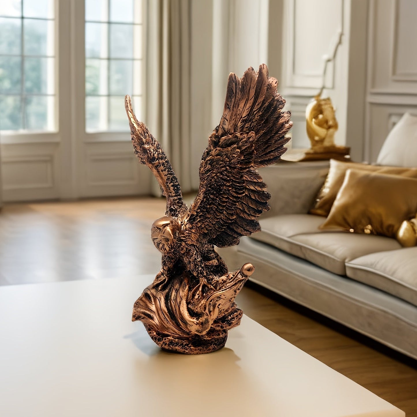Frendorf | Luxus Beeindruckende Bronze-Adler-Skulptur