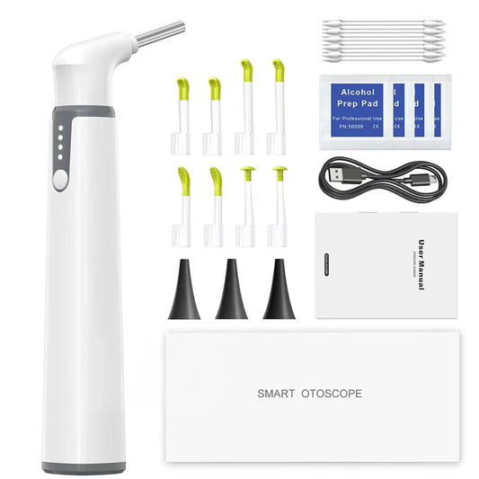 Frendorf | 1080P HD Drahtlose Ohrkamera Otoskop mit 6 LED-Lichtern für Android- und iOS-Geräte