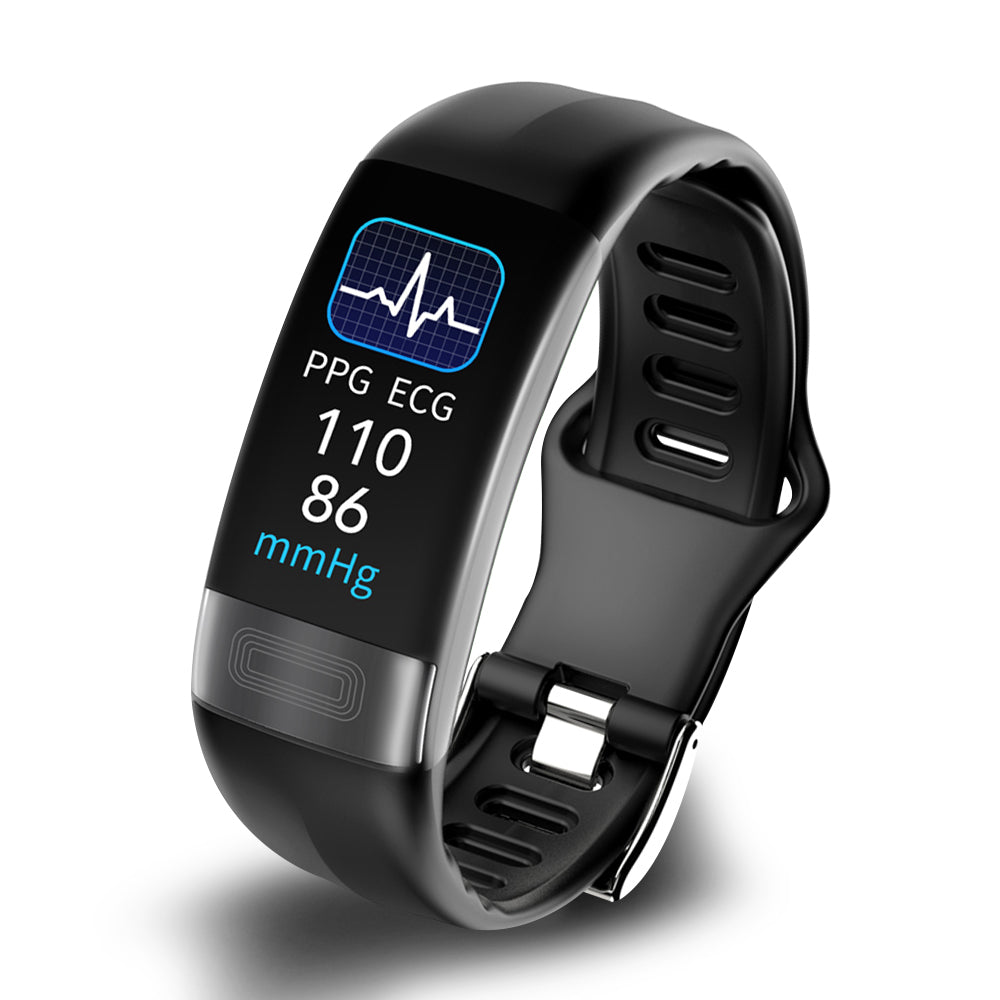 Smart Armband mit EKG, Herzfrequenz- und Schlaftracker als Blutdruckmessgerät Uhr zur Herzüberwachung am Handgelenk