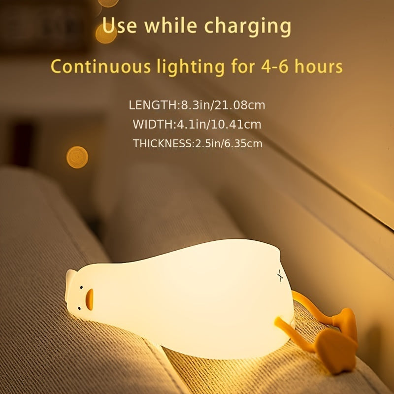 Sleeping Duck Lampe - Wiederaufladbare Dimmbare Silikon Nachtlicht