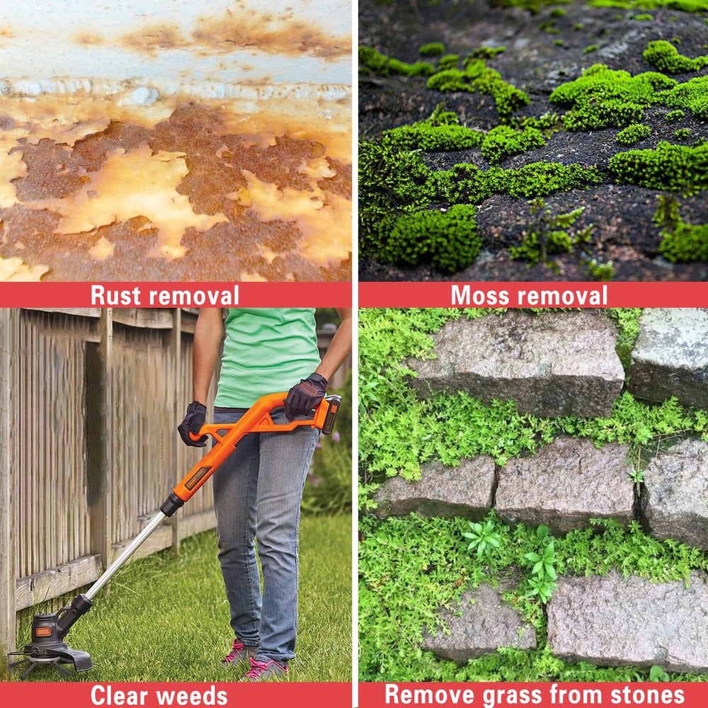 Frendorf |  GardenBrush – Unkrautbürste für Hof, Wege & Garten