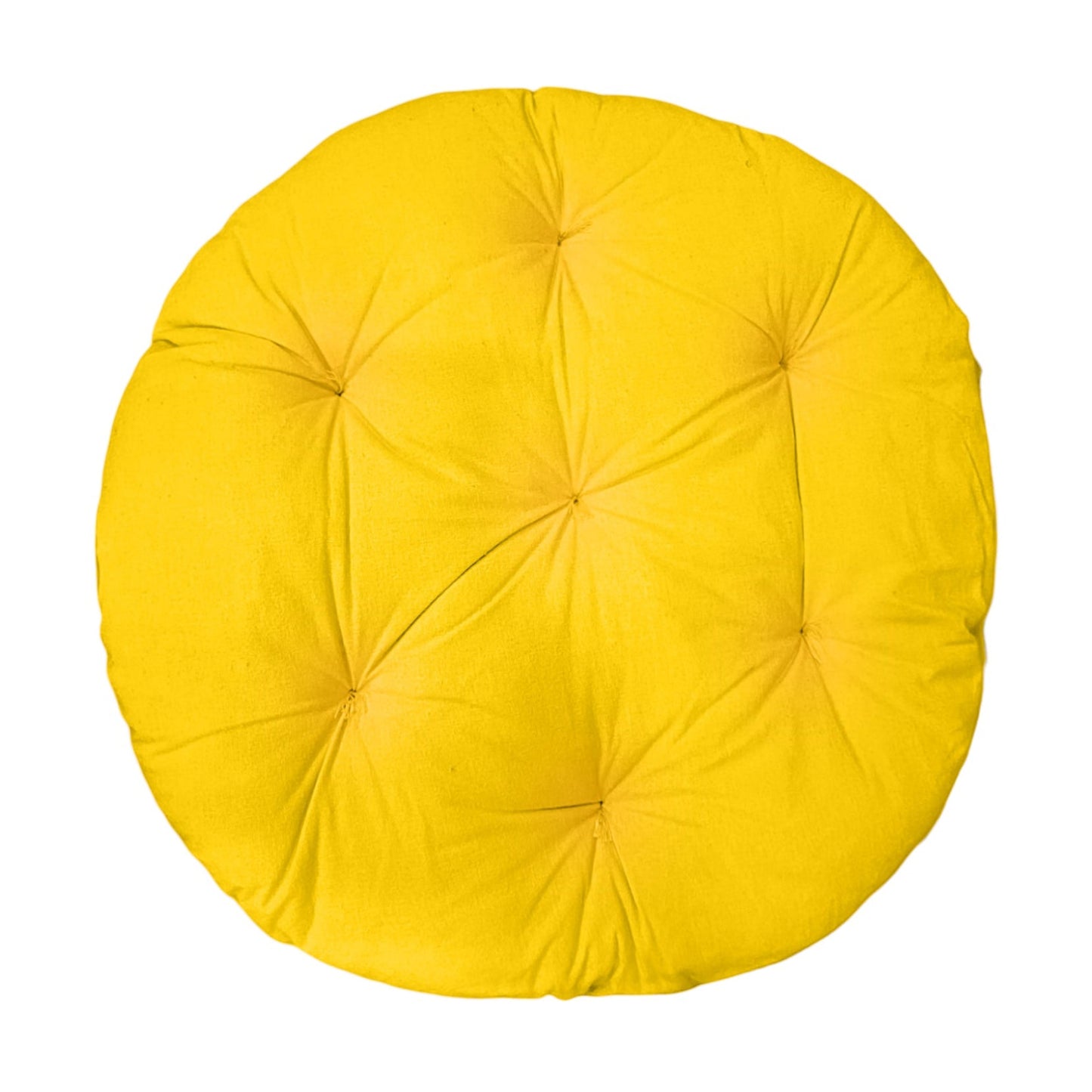 Frendorf | Solid Circular Chair Pad 40x5cm - Bequemes Baumwollkissen für stilvolle und unterstützende Sitzgelegenheiten