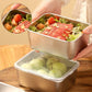 Frendorf | Edelstahl Lebensmittel Aufbewahrungsbehälter mit Deckel, Mittagessen, Snack Aufbewahrungsbox