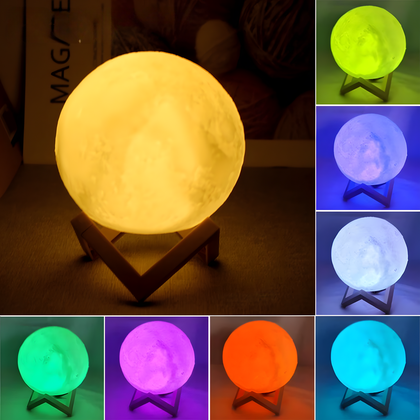 LunaGlow Mondlampe