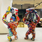 Luxus-Graffiti-Donkey-Kong-Fass-Skulptur