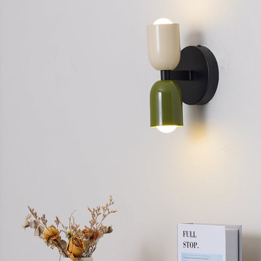 Frendorf | RetroTwine Doppelkopf Wandleuchte | Vintage Design | Kreative Home Deco Beleuchtung