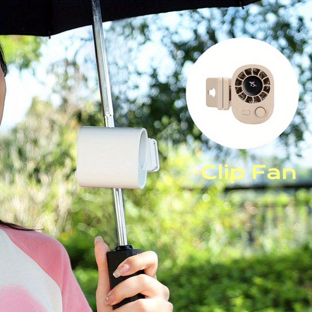 Frendorf | BreezeClip Mini Ventilator – Leistungsstarke Kühlung, überall und jederzeit