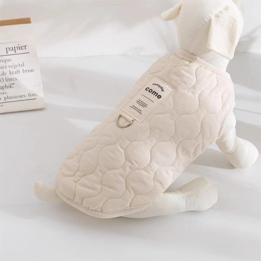 Gemütliche gesteppte Hundeweste - Warm und stylische Tierbekleidung