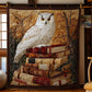 Weiße Eule In Buch Quilt