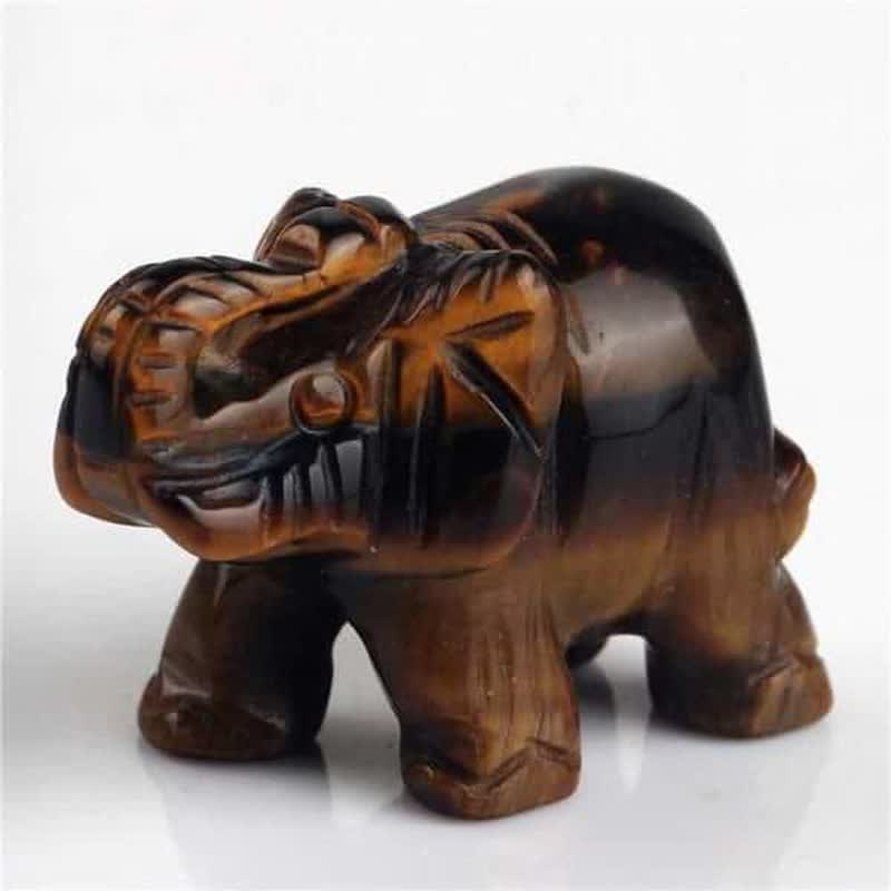 Frendorf Reiki Elefant Figuren Edelstein Dekoration