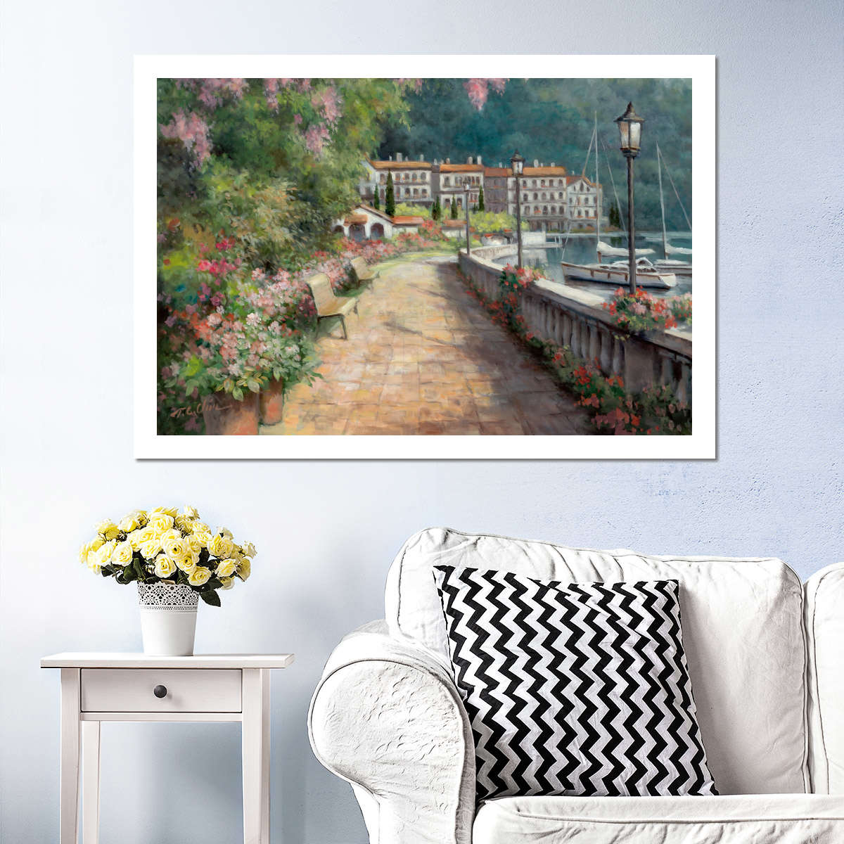 Frendorf | Ein Morgen-Spaziergang Wandkunst