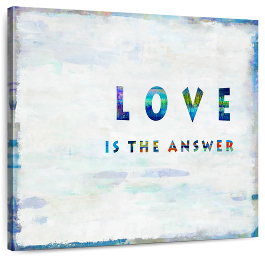 Frendorf | Love Is The Answer In Color Wandkunst