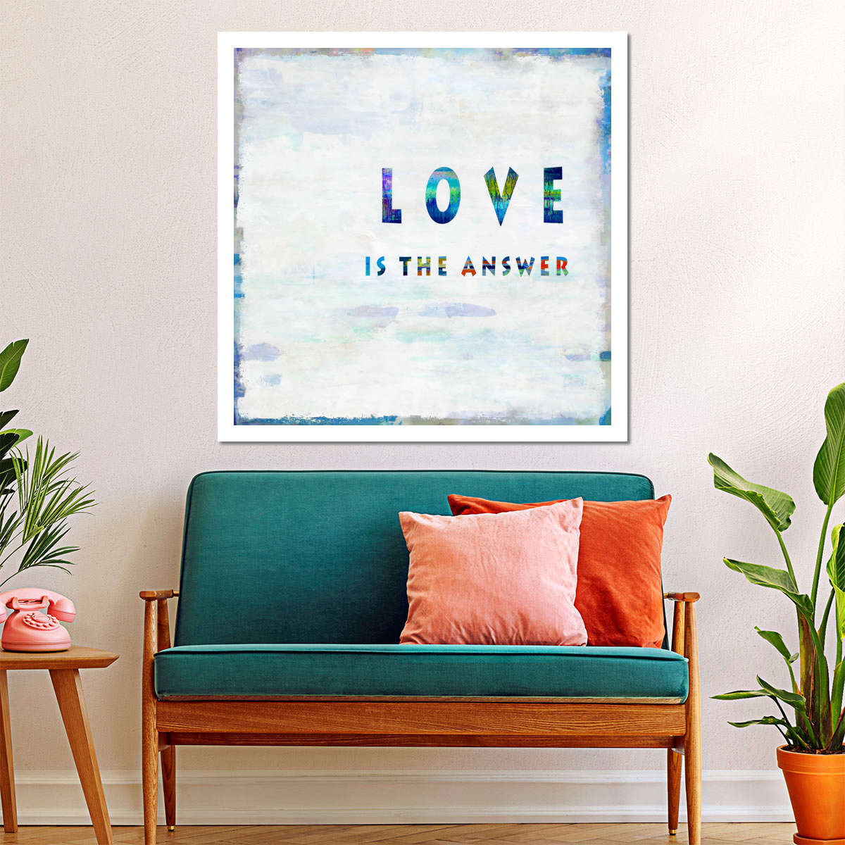 Frendorf | Love Is The Answer In Color Wandkunst
