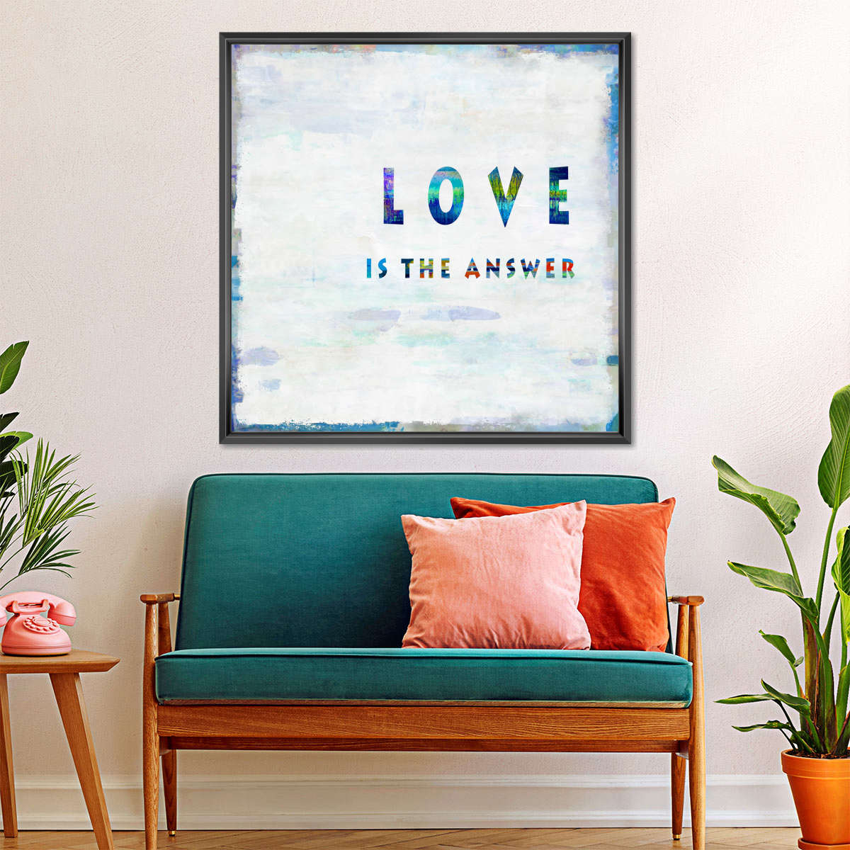 Frendorf | Love Is The Answer In Color Wandkunst