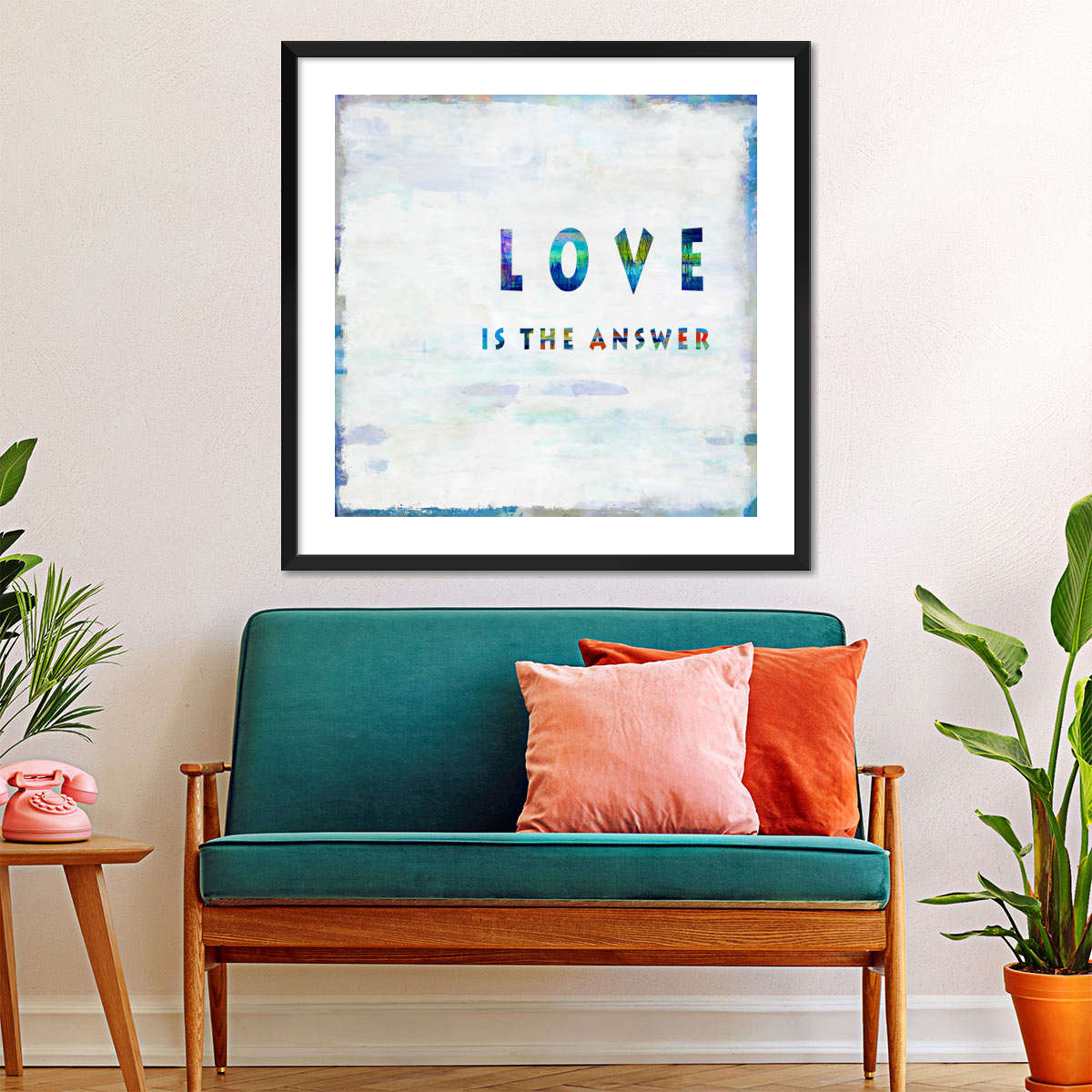Frendorf | Love Is The Answer In Color Wandkunst
